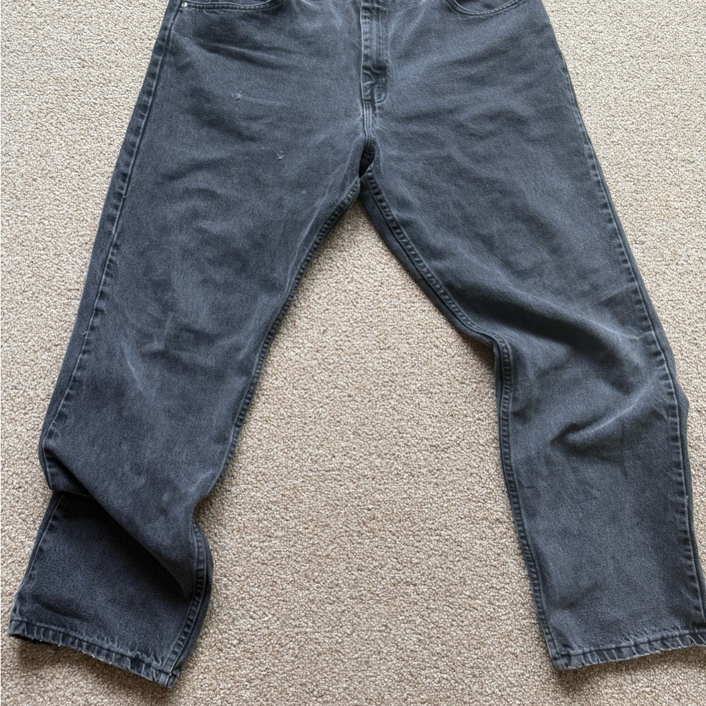 Wrangler Gray Relaxed Fit Jeans